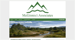 Desktop Screenshot of mcginnisandassociates.com